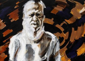 Redland Art Gallery portrait of respected Elder on loan to Parliament