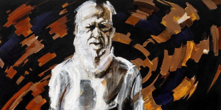 Redland Art Gallery portrait of respected Elder on loan to Parliament