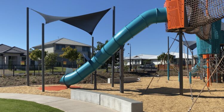 Repairs start to fire-damaged play equipment in Thornlands