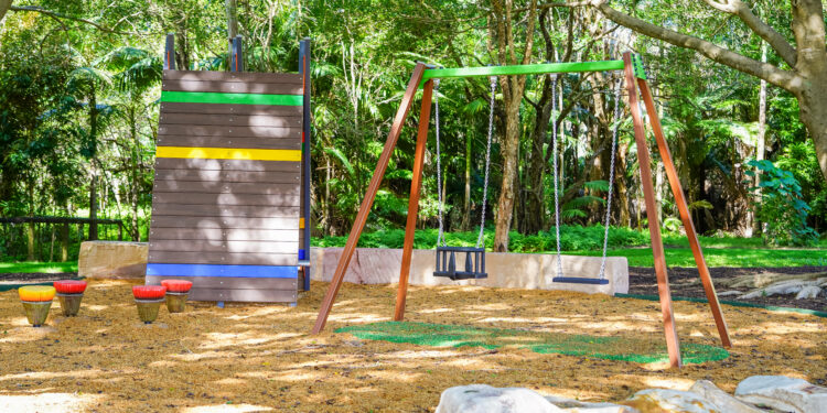 Swing into fun at upgraded Redlands Coast parks