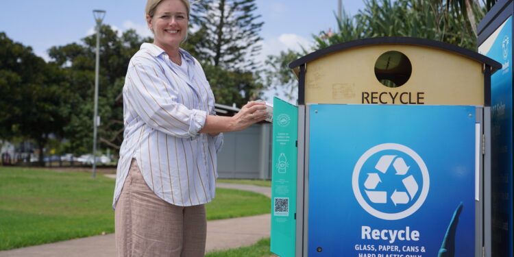 Get recycling with container exchange points in your local park
