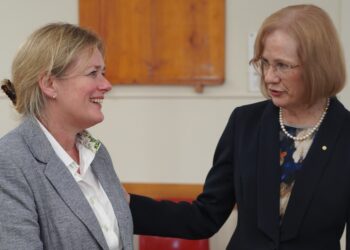 Governor visits Redlands Coast to learn about recovery efforts