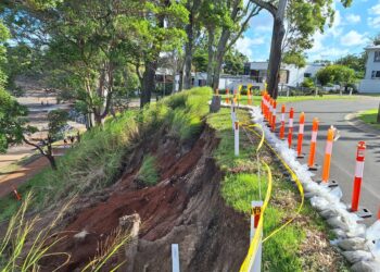 Foreshore repairs ramp up after TC Alfred causes damage