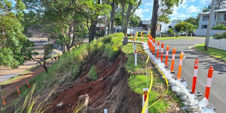 Foreshore repairs ramp up after TC Alfred causes damage