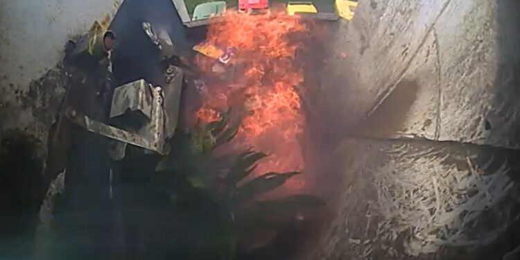 Safe battery disposal urged after waste truck fires at Capalaba