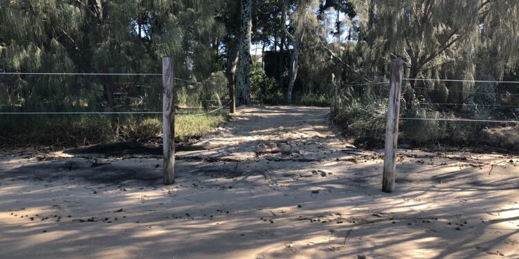Repair works ensure safe access to island foreshores