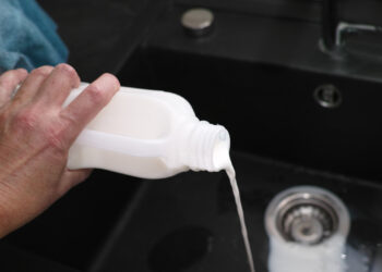 It’s a fat-out NO. Don’t pour milk down the kitchen sink