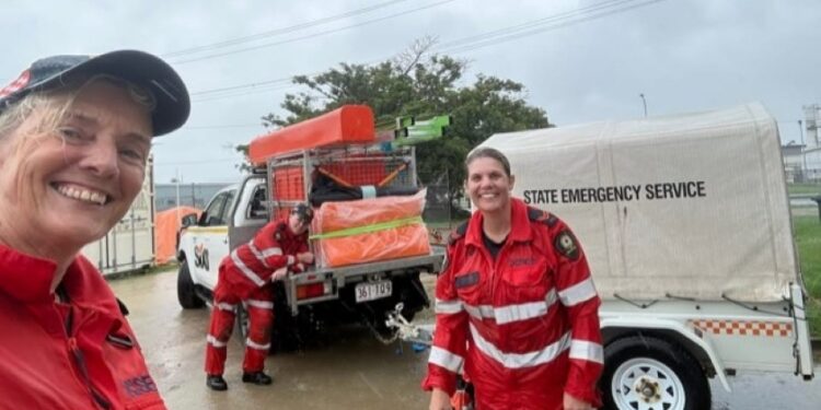 Redland SES to the rescue in flood-hit northern towns