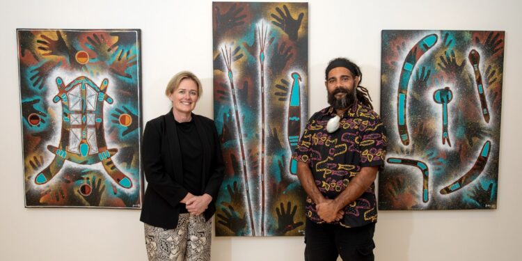 ‘Painted Up’ exhibition celebrates strength of Quandamooka culture